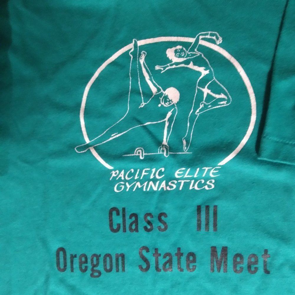 Vintage Pacific Elite Gymnastics Graphic T-Shirt - Picture 3 of 8